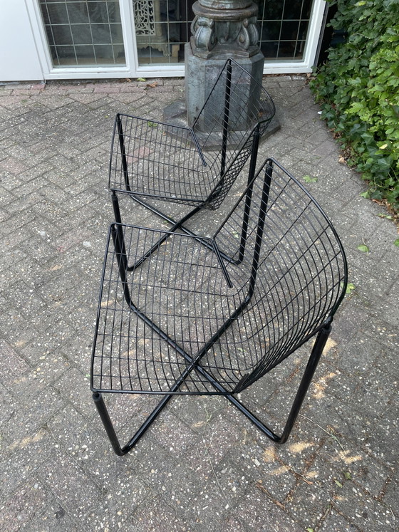 Vintage wire steel armchairs, Niels Gammelgaard 1980s – Metal (photo 3 of 9)