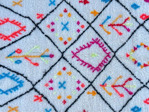 Berber wool carpet 200cm×100cm