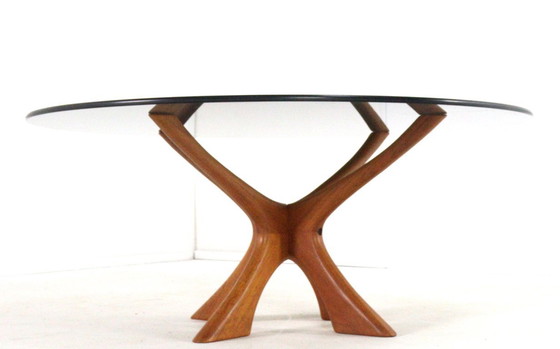 Image 1 of Table basse Illum Wikkelso pour Niels Eilersen T118 vintage danoise