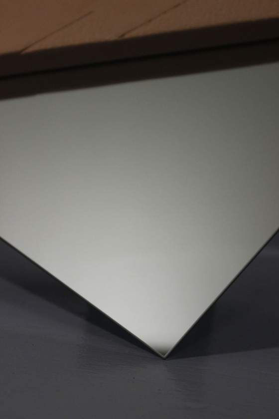 Image 1 of Eglantine Moreau - Specchio in ceramica vintage, design postmoderno Memphis, anni '90