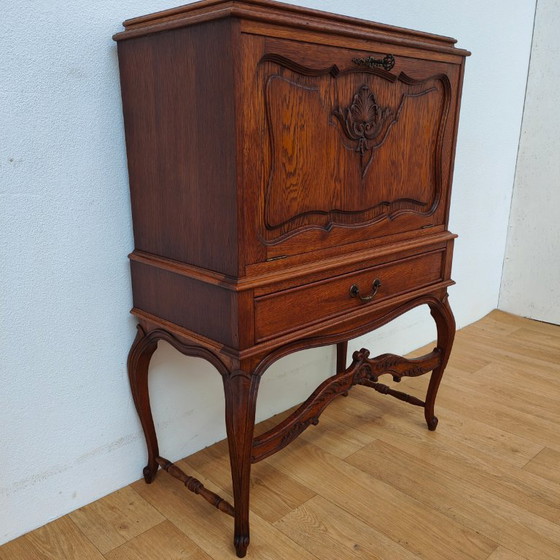 Image 1 of Meuble bar ancien, meuble à boissons, petit meuble bar