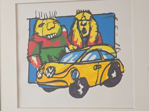 Herman Brood - Beetle Volkswagen - 123/200 - Hand signed