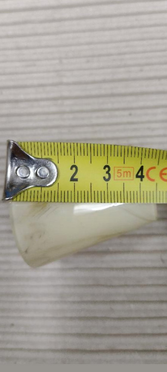 Image 1 of Paralumi in vetro alogeno soffiato a bocca marmo (G4)