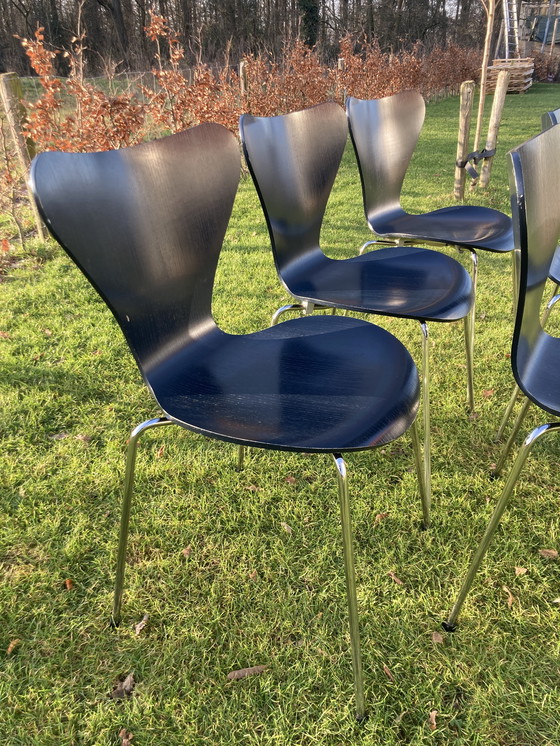 Image 1 of 6X series 7 Butterfly chair Franz Hansen for Arne Jacobsen