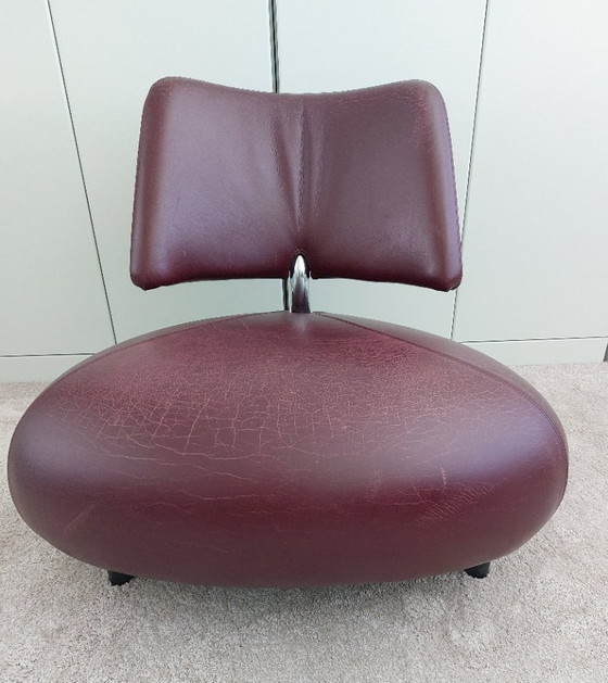 Leolux Pallone Sessel – Leather, Chrome (photo 8 of 9)