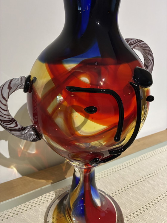 Image 1 of Omaggio a Picasso - Vetri colorati italiani ‘Murano’