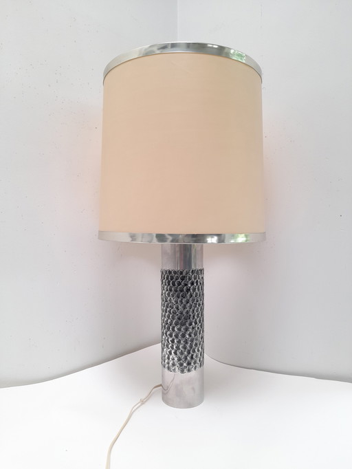 Brutalist lamp Willy Luyckx for Aluclair 1960s