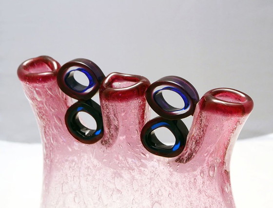 Image 1 of Anzolo Fuga for AVeM rare vase with rings, 1960s