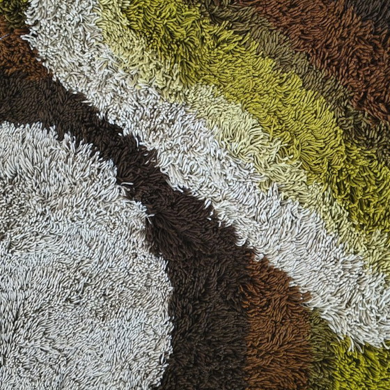 Wunderschöner Space Age Luxus Teppich von Desso aus den 1970er Jahren mit Originallabel. – Teppiche & Läufer (photo 13 of 16)