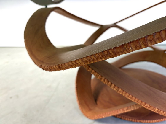 Stahl-Couchtisch von Maurice Barilone, 1980er Jahre – Roche Bobois, Couchtische, Glas, Metall (photo 4 of 9)