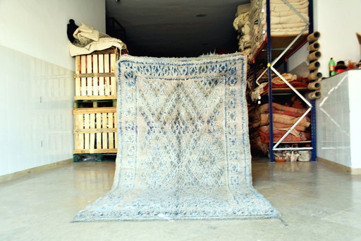 Vintage Beni M'Guild Marokkanischer Teppich - 247 x 140 cm