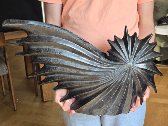 Image 1 of Set Of 2 Large Aluminum Vases, Falling Star