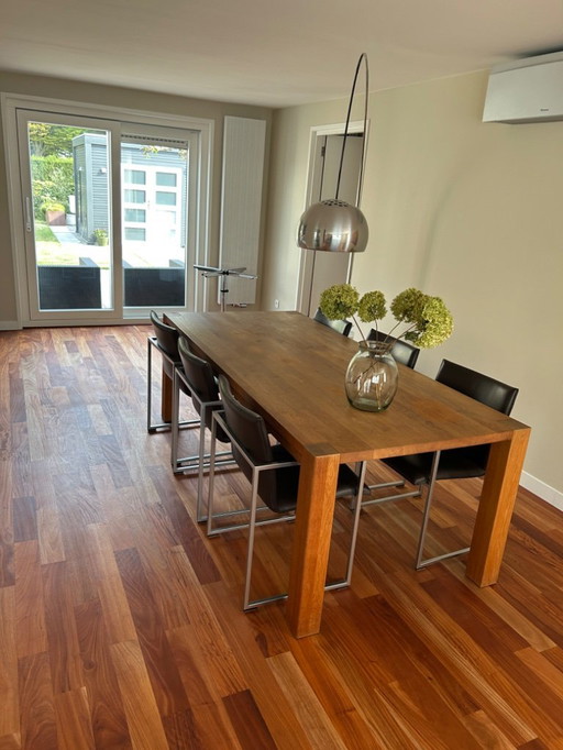 6 x Arco Frame dining chairs