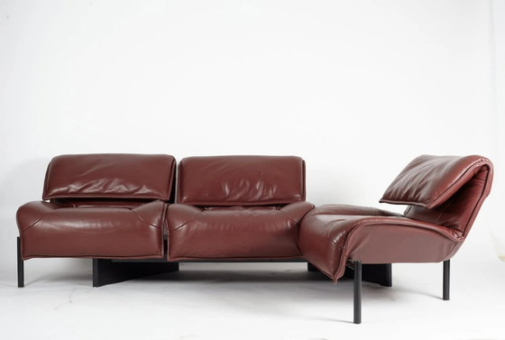 Image 1 of Cassina "Veranda" 3-seater leather sofa