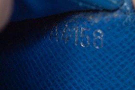 Image 1 of Louis Vuitton, Taiga organizer in black and blue