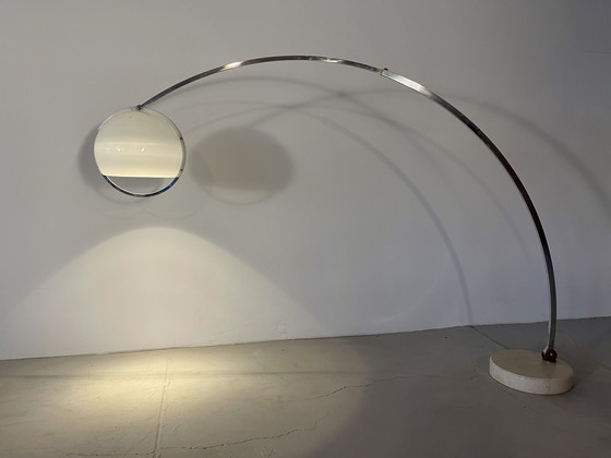 Image 1 of Bogenlampe Guzzini 1970er Jahre