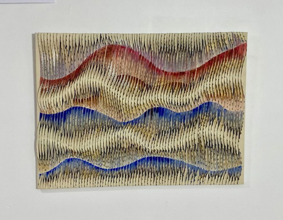Image 1 of Tableau sculpture art textiles Ref : Akiko