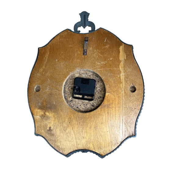 Image 1 of Russian retro wall clock, Jantar USSR, 1970s.