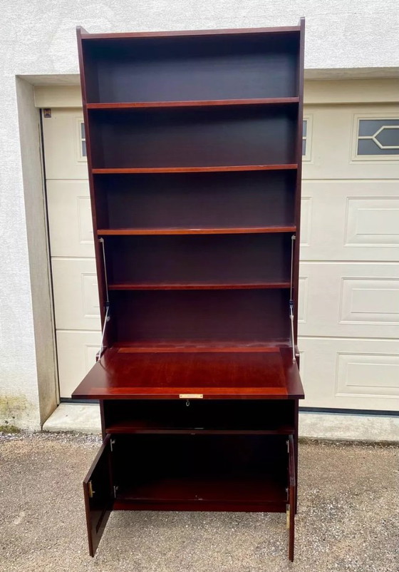 Image 1 of Scrivania a più livelli vintage, libreria, vetrina, scrivania segretaria, bar