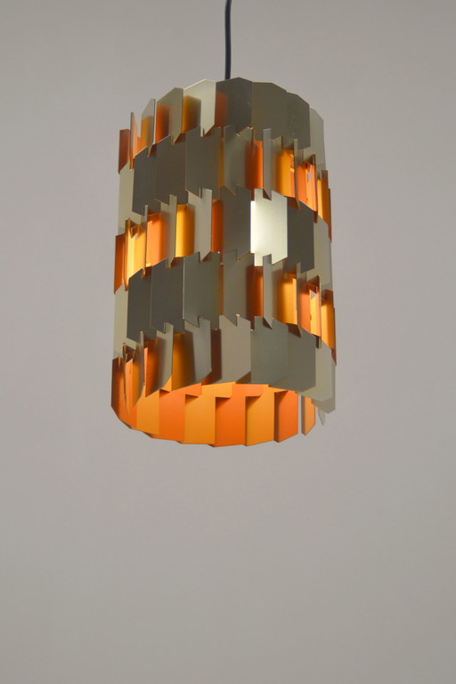 Dänische Facettenlampe, entworfen von Louis Weisdorf für Lyfa, 1960er Jahre