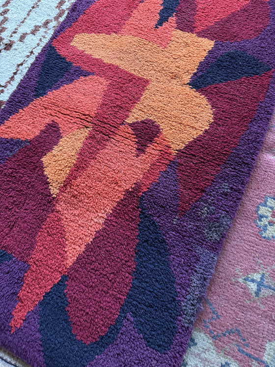 Image 1 of Skandinavischer Pop-Art-Teppich aus den 1970er Jahren
