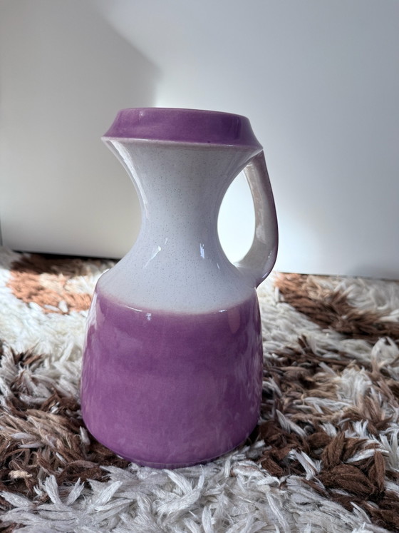 Vintage Steuler Keramik Vase (Model 315/25), Lilac & White (25 cm), Steuler keramiek, Ceramic, Pink (photo 4 of 7)