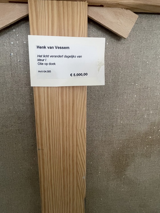 Image 1 of 2x Olieverf schilderijen di Henk van Vessem