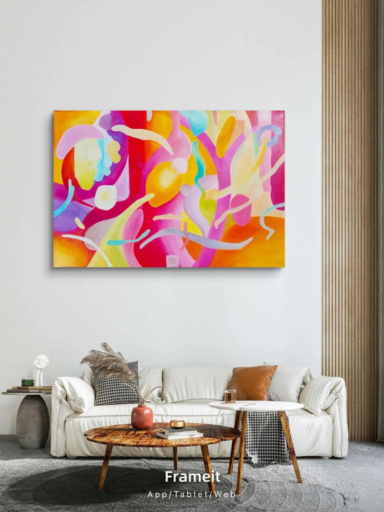 Image 1 of Acrylic painting #summer 144x100cm