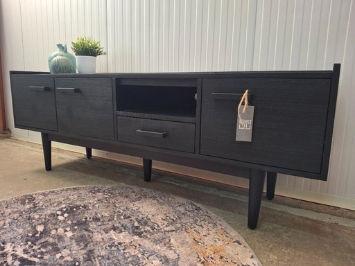 Mobile TV in legno di acacia, 170 cm, nuovo