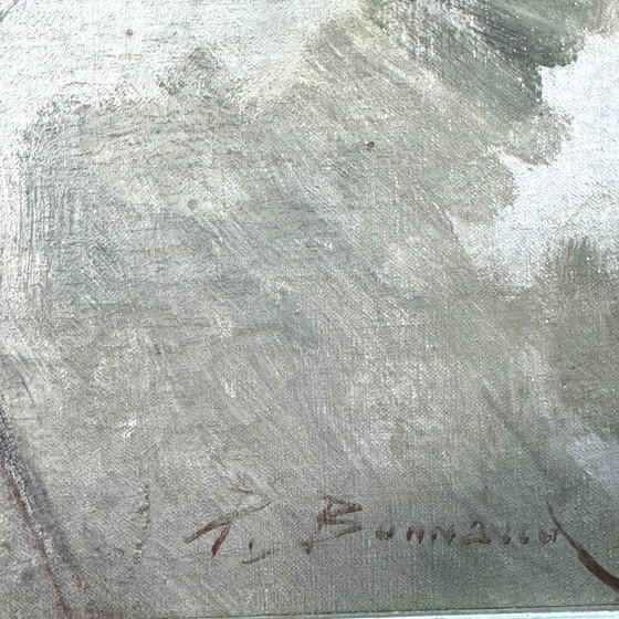 Image 1 of Pierre Bonnaud ( Lyon 1865-1930) Oil on canvas.