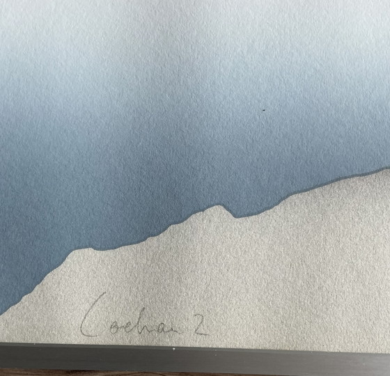 Tríptico (tres paneles) Paisaje escocés ‘Lochnan’, serigrafías – Roggenkamp, Arte, Glass, Paper (photo 10 of 15)