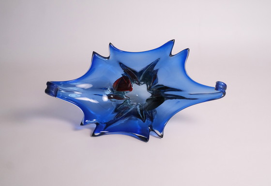 Image 1 of Bol Murano bleu cobalt