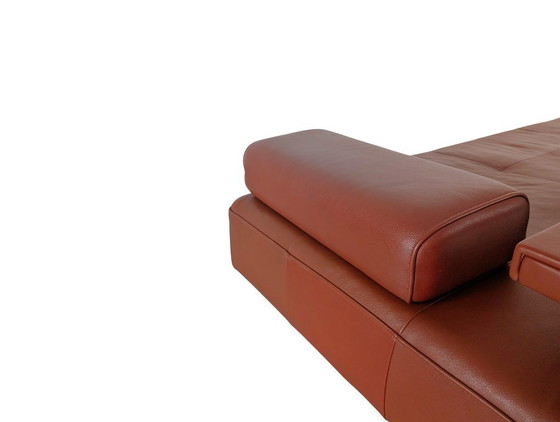 Image 1 of Divano angolare originale Rolf Benz Dono 6100, in pelle di design, marrone