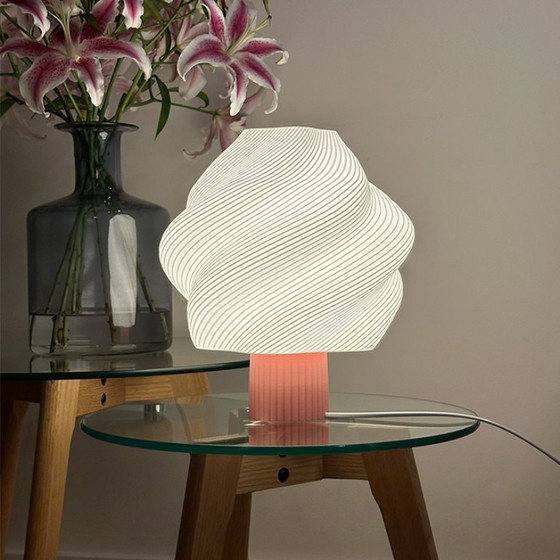 Image 1 of Magda Sculptural Lamp | Pink & White