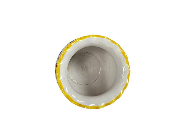 Image 1 of Grazia Deruta - Rico - Majolica - flowerpot - Italy - 3rd quarter of the 20th century