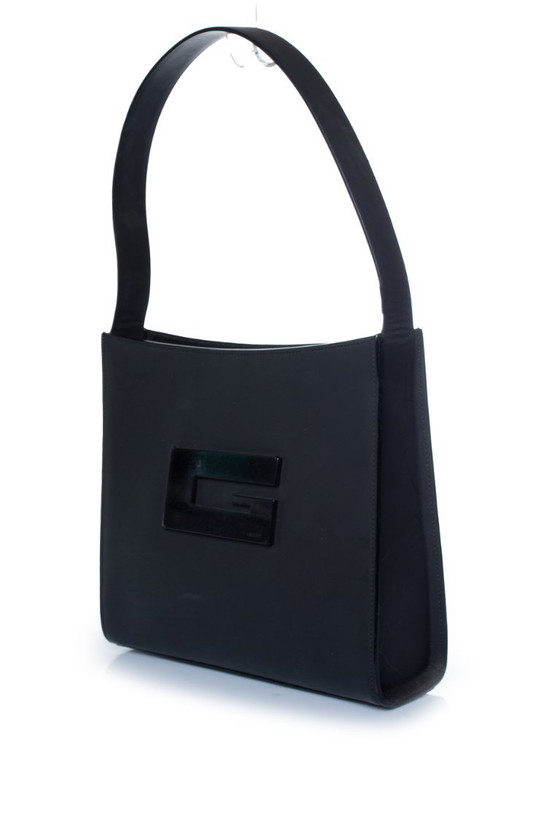 Gucci, bolso G negro en piel nobuk. – Bolsos de hombro, Calfskin (photo 7 of 12)