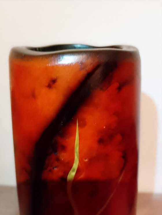 Image 1 of Grande vaso rosso bordeaux, Bay Keramick, Germania
