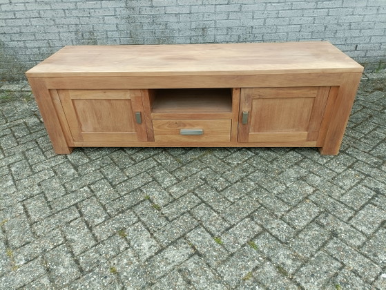 Image 1 of Massief Teakhouten TV Meubel