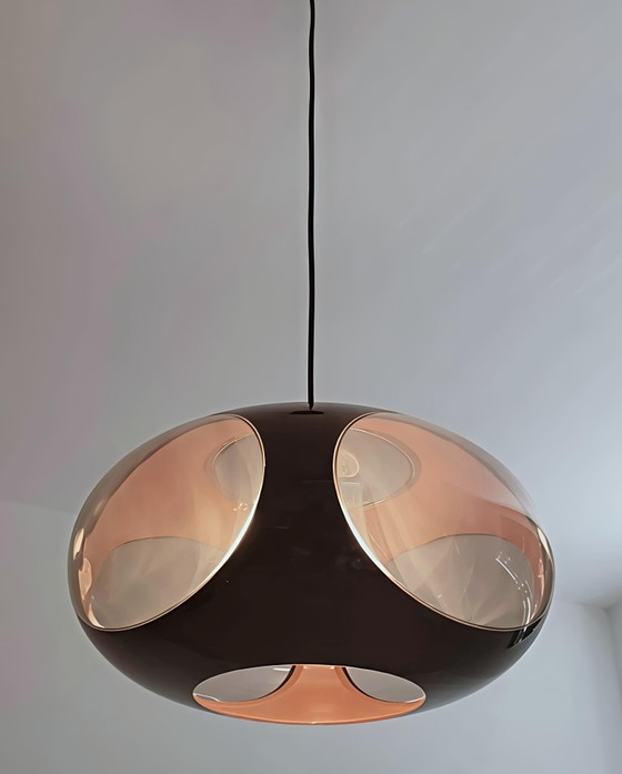 Image 1 of Vintage Space Age Bug Eye hanglamp Dijkstra Massive style 70s
