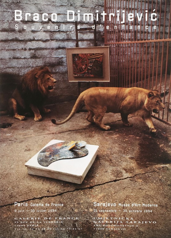 Image 1 of Braco DIMITRIJEVIC Expo 94 - Galerie de France poster 1994