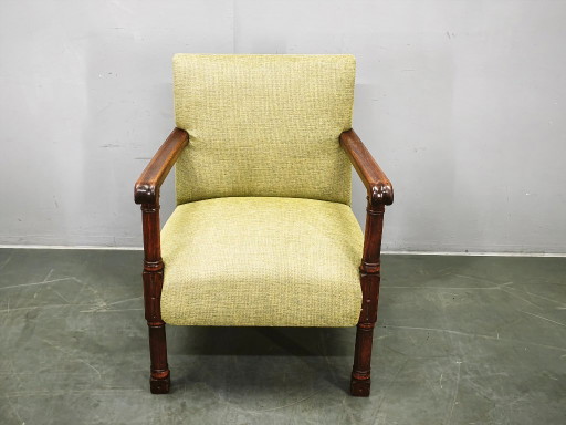 Art-déco-Sessel aus Buchenholz, Tschechoslowakei, ca. 1935–1945 – fauteuils, Wood (photo 2 of 14)