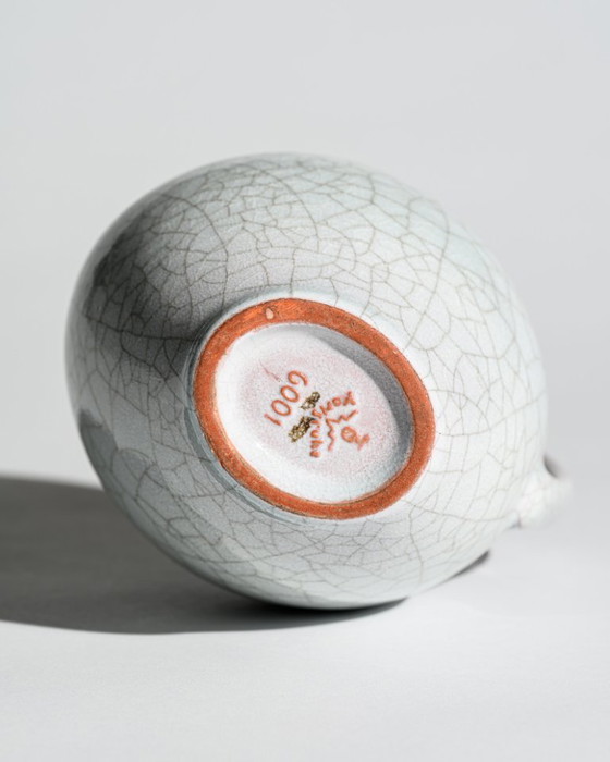 Image 1 of Karlsruher Majolika Modèle 6001 Vase en céramique craquelée Fridegart Glatzle, Allemagne