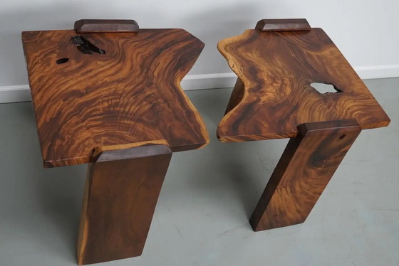 Image 1 of Vintage Coffee Tables in Walnut, ca. 1970/1980