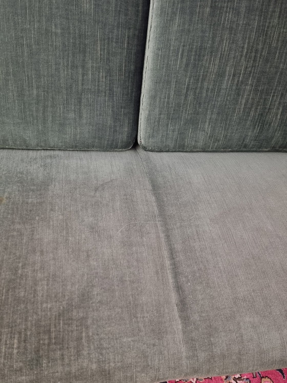 Image 1 of Bankstel in mid-century design uit de jaren 60/70 - Set van 3, groen