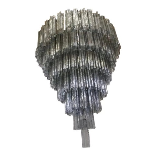 Lustre contemporain de luxe inspiré des malles en verre de Murano