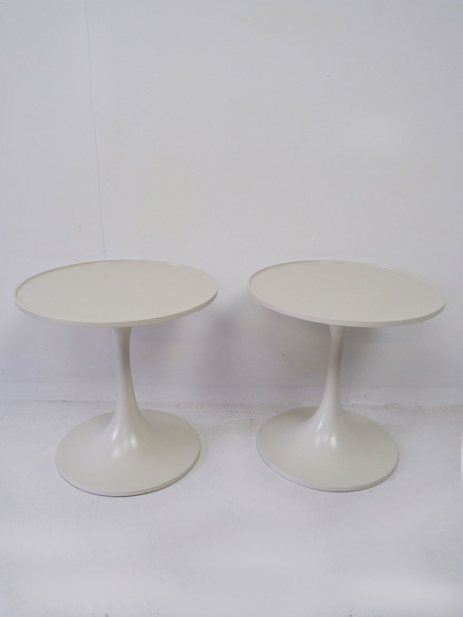 Set di 2 tavolini laterali Space Age, anni '70