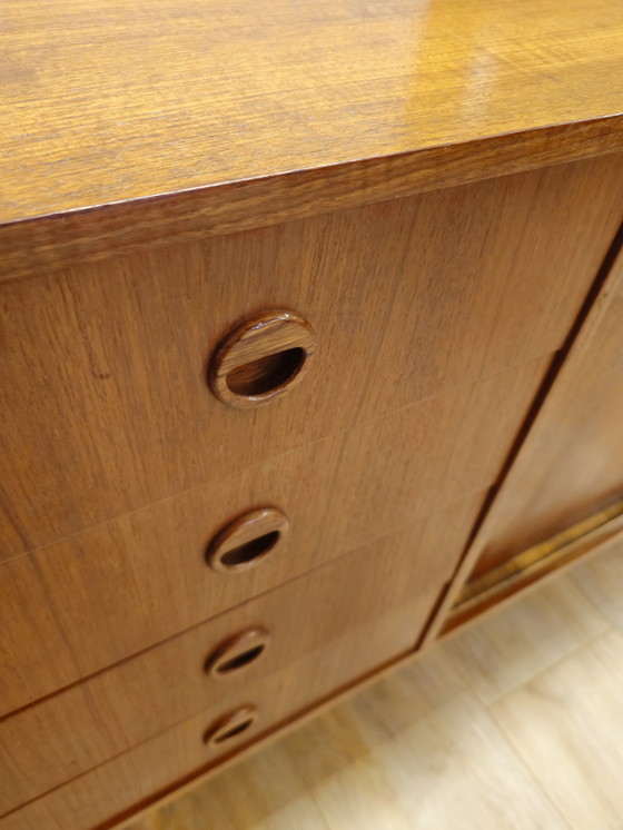 Image 1 of Vintage Teak Sideboard Chest of Drawers Dresser Cupboard Cupboard