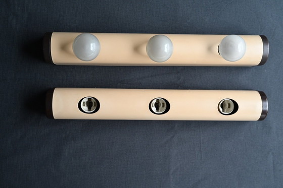 Image 1 of Lampade a specchio d'epoca - Lampade da trucco per il teatro