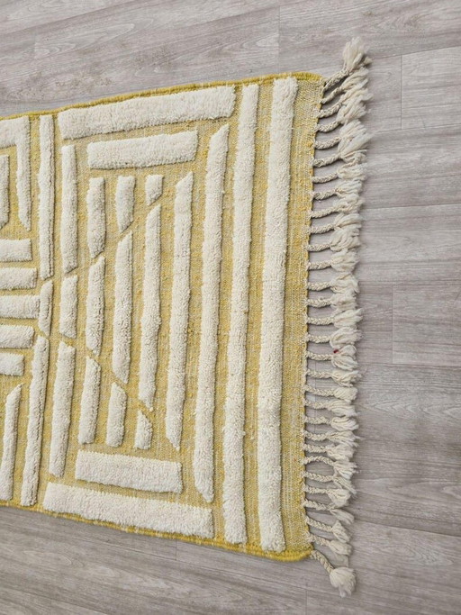 Klein handgemaakt Berberkleedje 100/200 cm