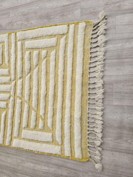 Image 1 of Klein handgemaakt Berberkleedje 100/200 cm